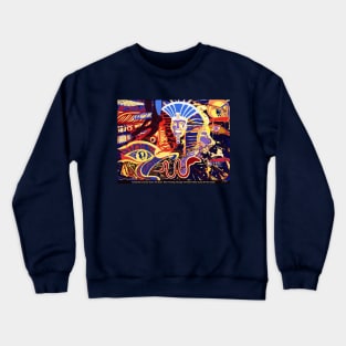 Tormented Journey Down The Duat, River Flowing Through The Khert-Neter (Land Of The Dead) Crewneck Sweatshirt